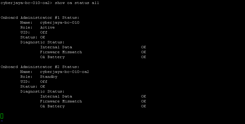 How To Recover HP C7000 Enclosure OA Access (BladeCenter)